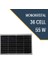 55W Monokristal Güneş Paneli 2