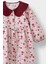Kız Bebek Bebe Yaka Çiçekli Uzun Kollu Twill Elbise D3073A525AU 2