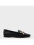 Küt Burunlu Metal Toka Aksesuarlı Kadın Loafer 1