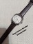 Marka Model Kare-Oval Gümüş Kasa Retro Still - Koyu Kahve Kordon Kadın Kol Saati 0054 1