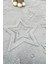 Stary Premium Puffy Peluş Gri Kendinden Desenli Yıldızlı Kaymaz Taban Çocuk Halısı Oyun Halısı 3