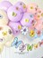 Happy Birthday Yazısı Pastel Kelebek Çiçek Tema Mini Parti Seti Doğum Günü Balon Zinciri Kelebek Çiçek Tema Doğum Günü Süsü 3