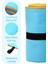 Unisex Mikrofiber Plaj Havlusu 80X130 cm Yumuşak Dokulu Deniz Banyo Sporcu Havlusu Large Boy Turkuaz 4