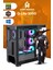 Qlite 3050 Amd R5 5500 Cpu 16GB Ddr4 Ram 512GB M.2 SSD RTX3050 7x Argb Fan Siyah Gaming Pc 5