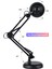 2li Set Masa Lambası + Kronometreli Öğrenci Saati Akrobat Metal 360° Çalışma Masası Lambası Siyah 5