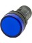 16 mm 220V Ac/dc Led'li Mavi Sinyal Lambası (10ADET) 2