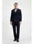 Slim Fit Dar Kesim Kruvaze Takım Elbise 2