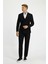 Slim Fit Dar Kesim Kruvaze Takım Elbise 2