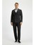 Slim Fit Dar Kesim Kruvaze Takım Elbise 2