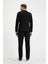 Slim Fit Dar Kesim Kruvaze Takım Elbise 5