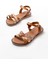 Bayan Sandalet 205-015 Taba Garni Ortopedik Hakiki Deri Kadın Sandalet 5