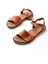 Bayan Sandalet 205-012 Taba Ortopedik Hakiki Deri Kadın Sandalet 5