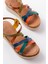 Bayan Sandalet 730-153 Multi Ortopedik Hakiki Deri Dolgu Kadın Sandalet 4