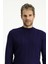 Yarım Balıkçı Yaka Slim Fit Dar Kesim Desenli Pamuklu Triko Kazak 5