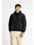 Kapüşonlu Oversize Fermuarlı Pamuklu Sweatshirt 4