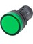 16 mm 220V Ac/dc Led'li Yeşil Sinyal Lambası (10ADET) 2