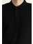 Slim Fit Dar Kesim Nakışlı Pamuk Polo Yaka Tişört 5