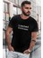 Sınırlı Üretim Siyah Kısa Kollu Erkek T-Shirt 1