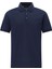 Slim Fit Dar Kesim Nakışlı Merserize Pamuk Polo Yaka Tişört 1