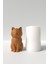 Kedi Mum Silikon Kalıp - Sevimli Kedi Mum Kalıbı, Kedi Figürlü Mum Kalıbı 9 x 5 cm 1