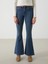 Lcw Jeans Indigo Mars Flare Kadın Jean Pantolon 2