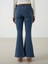 Lcw Jeans Indigo Mars Flare Kadın Jean Pantolon 4