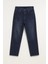 Kadın Yüksek Bel Mom Fit Indigo Jean Pantolon 1