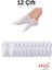 12 Çift Bayan Patik Pamuk Kısa Çorap Beyaz 1