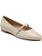 Kadın Babet 70P5 Frau Leather Ballet Flats With Strap 2