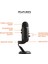 Yeti Profesyonel Usb Mikrofon – Logitech Siyle - Streaming, Podcast, Youtube, Zoom Ve Oyun Için Tak Çalıştır Mikrofon 3