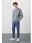 Omar Gri Melanj Şardonlu Erkek Sweatshirt - 88137 2