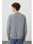Omar Gri Melanj Şardonlu Erkek Sweatshirt - 88137 5