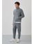 Carol Gri Melanj Polar Erkek Eşofman Takım - 85226 5