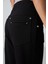 Siyah Taş Detaylı Cepli Rahat Form Klasik Paça Kadın Eşofman Altı - 94007 5