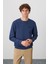 Omar İndigo Şardonlu Erkek Sweatshirt - 88137 4
