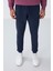 İndigo Fermuar Cepli Standart Kalıp Jogger Erkek Eşofman Alt - 84651 1
