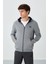 Hector Gri Melanj Şardonlu Erkek Sweatshirt - 88139 1