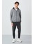 Hector Gri Melanj Şardonlu Erkek Sweatshirt - 88139 3