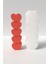 Sevgililer Günü Mum Silikon Kalıp - Kalpli Uzun Sevgililer Gününe Özel Mum Silikon Kalıp 16X4.3 cm 1