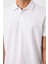 Beyaz Standart Kalıp Basic Polo Yaka Erkek T-Shirt - 87748 3