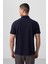 Lacivert Standart Kalıp Basic Polo Yaka Erkek T-Shirt - 87768 5