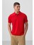 Kırmızı Standart Kalıp Basic Polo Yaka Erkek T-Shirt - 87768 1