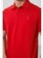 Kırmızı Standart Kalıp Basic Polo Yaka Erkek T-Shirt - 87768 3