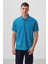 Saks Standart Kalıp Basic Polo Yaka Erkek T-Shirt - 87768 1