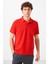 Kırmızı Standart Kalıp Basic Polo Yaka Erkek T-Shirt - 87748 1