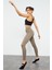 Camel Yüksek Bel Streç Slim Fit Dar Paça Kadın Tayt - 94545 1