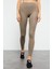 Camel Yüksek Bel Streç Slim Fit Dar Paça Kadın Tayt - 94545 2
