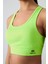 Neon Sarı Sırt Detaylı Dar Kalıp U Yaka Kadın Spor Büstiyer - 97120 2