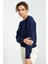 İndigo Basic Rahat Form O Yaka Kadın Sweatshirt - 97114 5