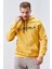Hardal Kanguru Cep Standart Kalıp Kapüşonlu Erkek Sweatshirt - 87883 5